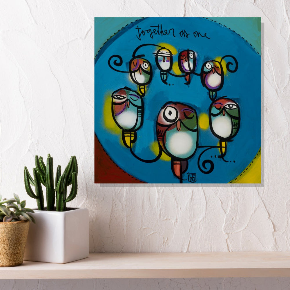 Together as One - Lebo Steel Mineral Print